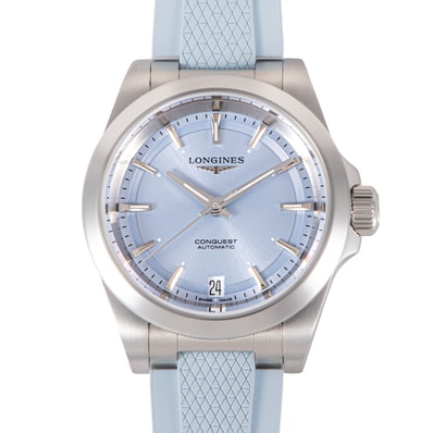 LONGINES ロンジン コンクエスト 34mm L3.430.4.92.9 保証書2026年 ステンレススチール【中古】