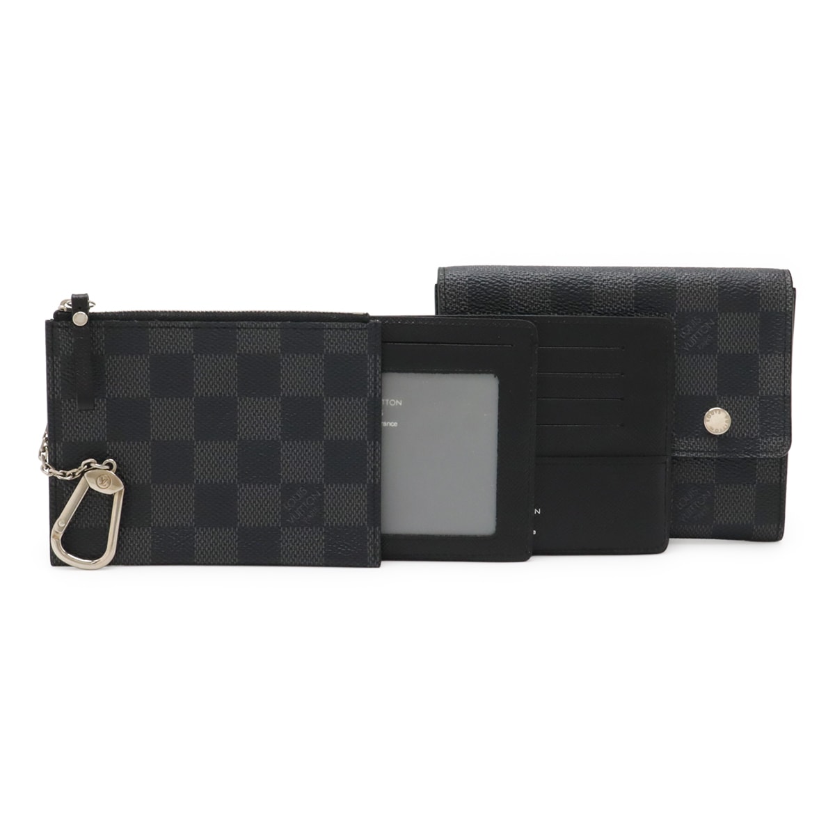 ルイ・ヴィトンポルトフォイユ コンパクト モデュラブル ダミエグラフィット