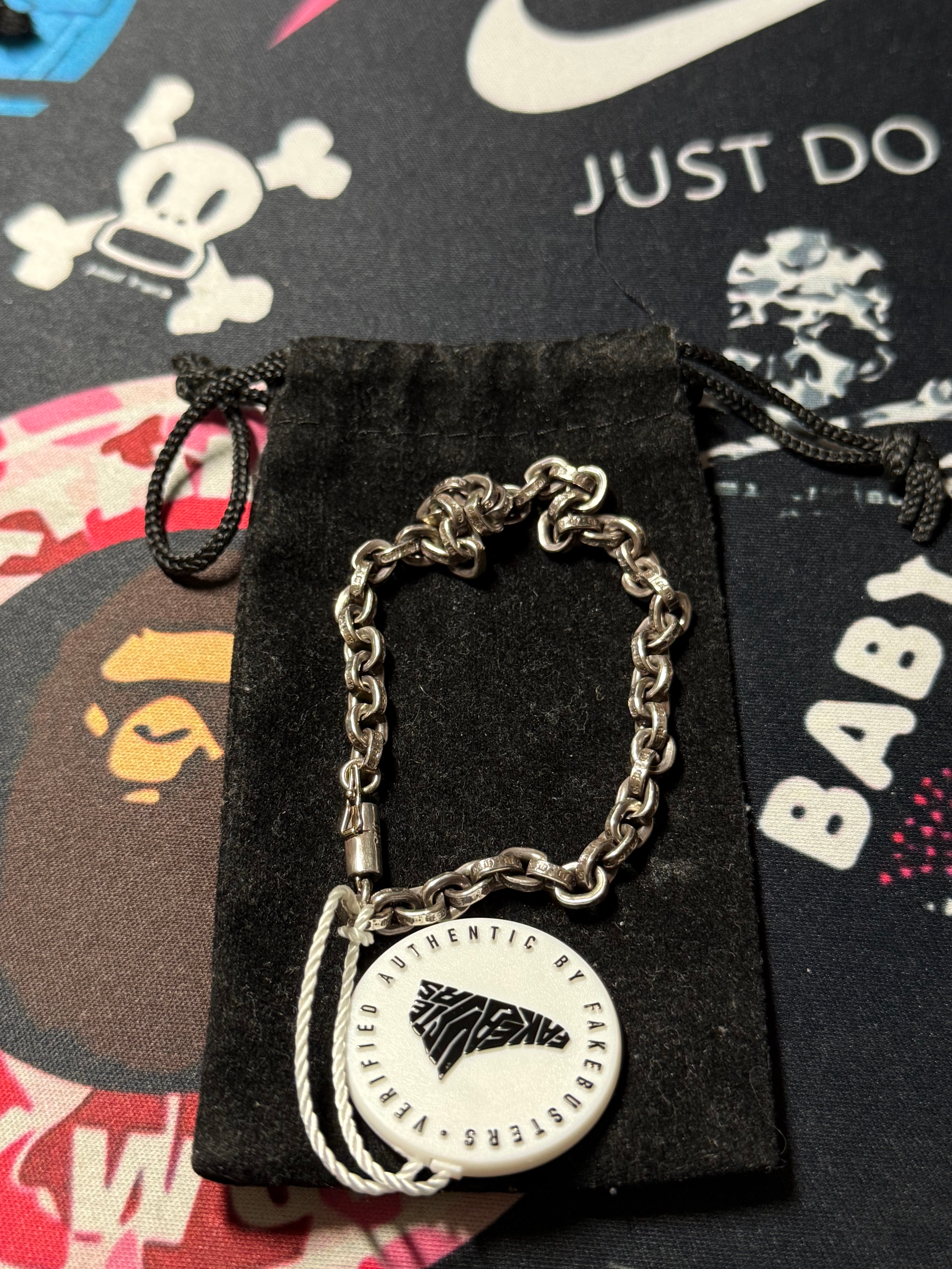 Chrome Hearts Paper Chain Bracelet "Silver"