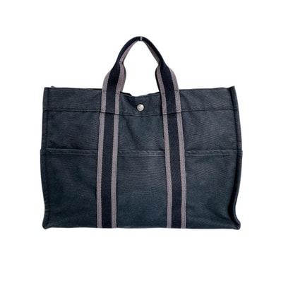 エルメス HERMES キャンバス エールライン トートバッグ