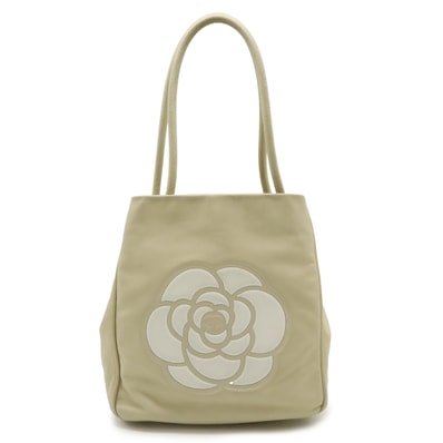 シャネルハンドバッグ カメリア A20856 トートバッグ レディース