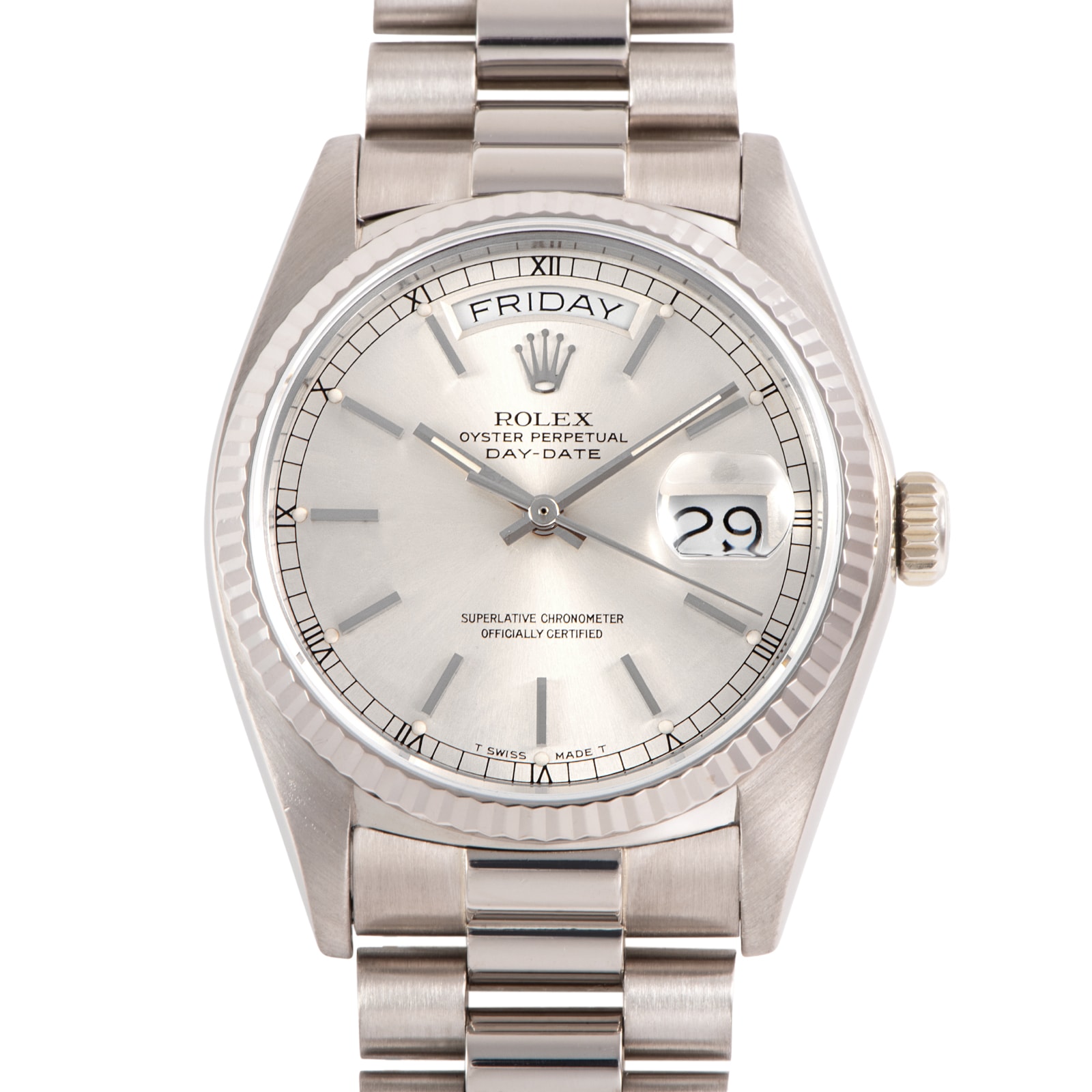 ROLEX ロレックス デイデイト 18039 R番 Tritium K18WG【中古】