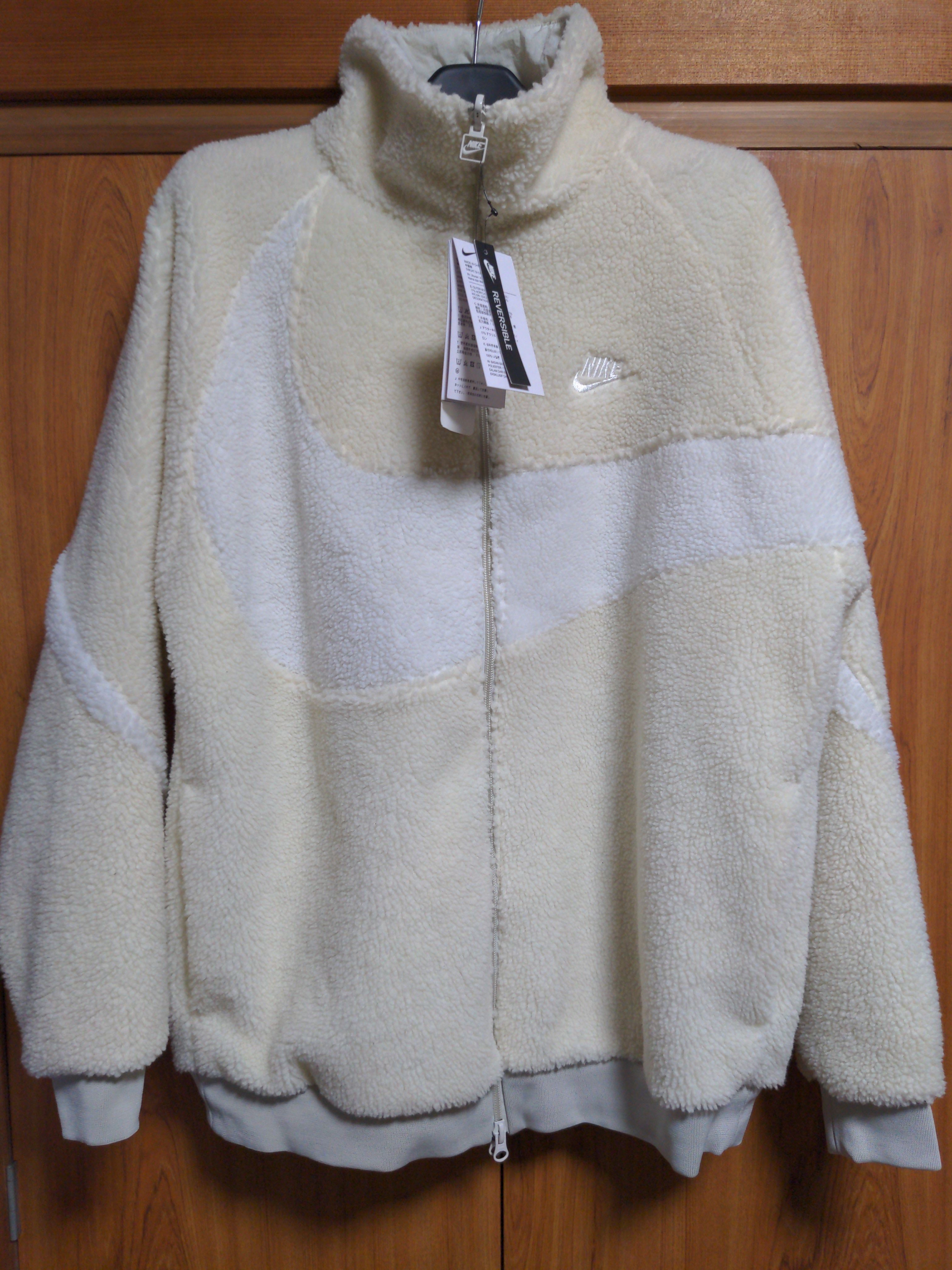 Nike Big Swoosh Boa Jacket "Light Bone/Sail"