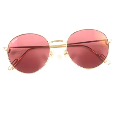 極美品 カルティエ
サングラス シグネチャー C ドゥ カルティエ ゴールド メンズ 53□20 145 CT0249S 003