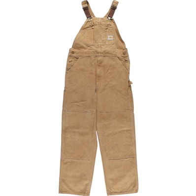 古着 カーハート Carhartt ダブルニー ダック オーバーオール メンズw37相当/eaa550979