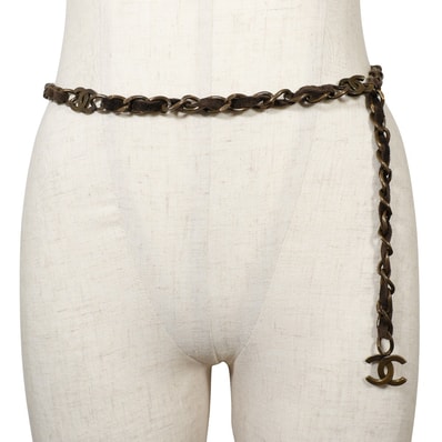 シャネル チェーンベルト ヴィンテージ加工 ココマーク A07928Y02269