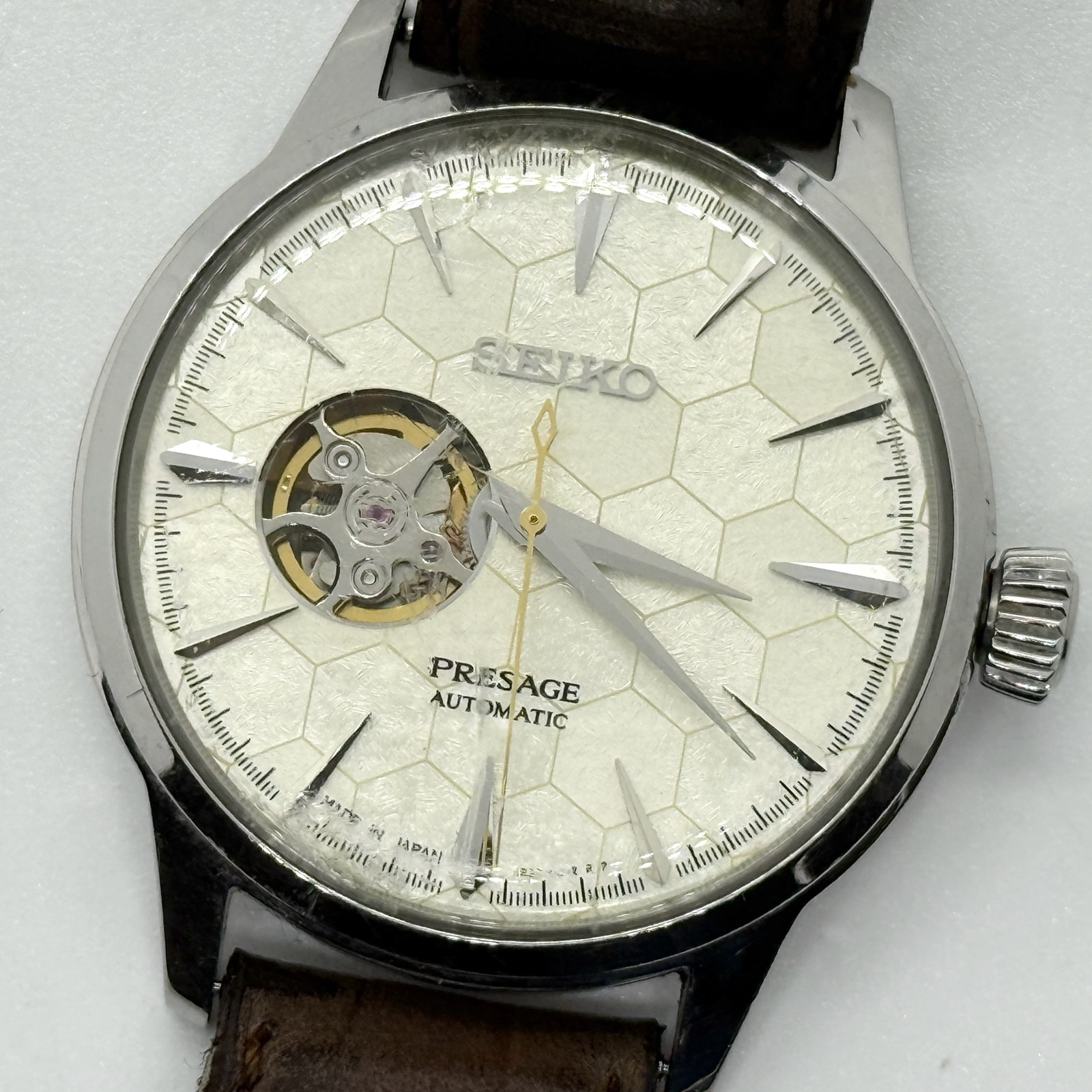 SEIKO セイコー プレザージュカクテルタイム STAR BAR 4R38-01X0/SARY159 SS シルバー AT メンズ 6000本限定 腕時計 稼働品