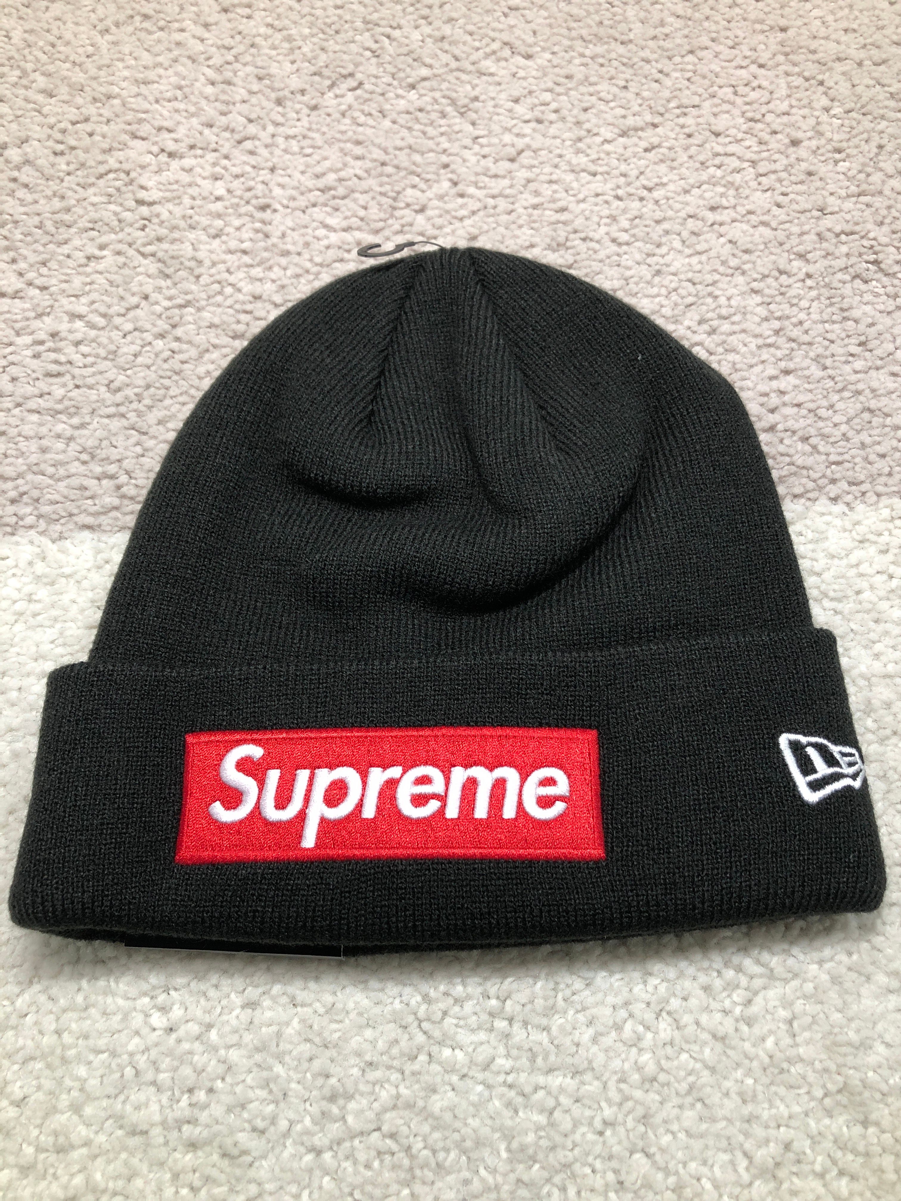 Supreme New Era Box Logo Beanie "Black"