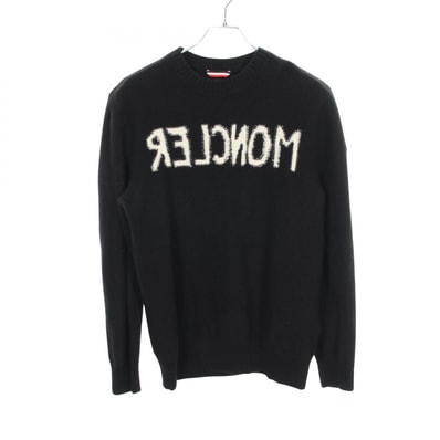 モンクレール MONCLER GENIUS 2 MONCLER 1952 ロゴ ニット 衣料品 トップス ウール カシミヤ メンズ ブラック系 9C70900 【中古】