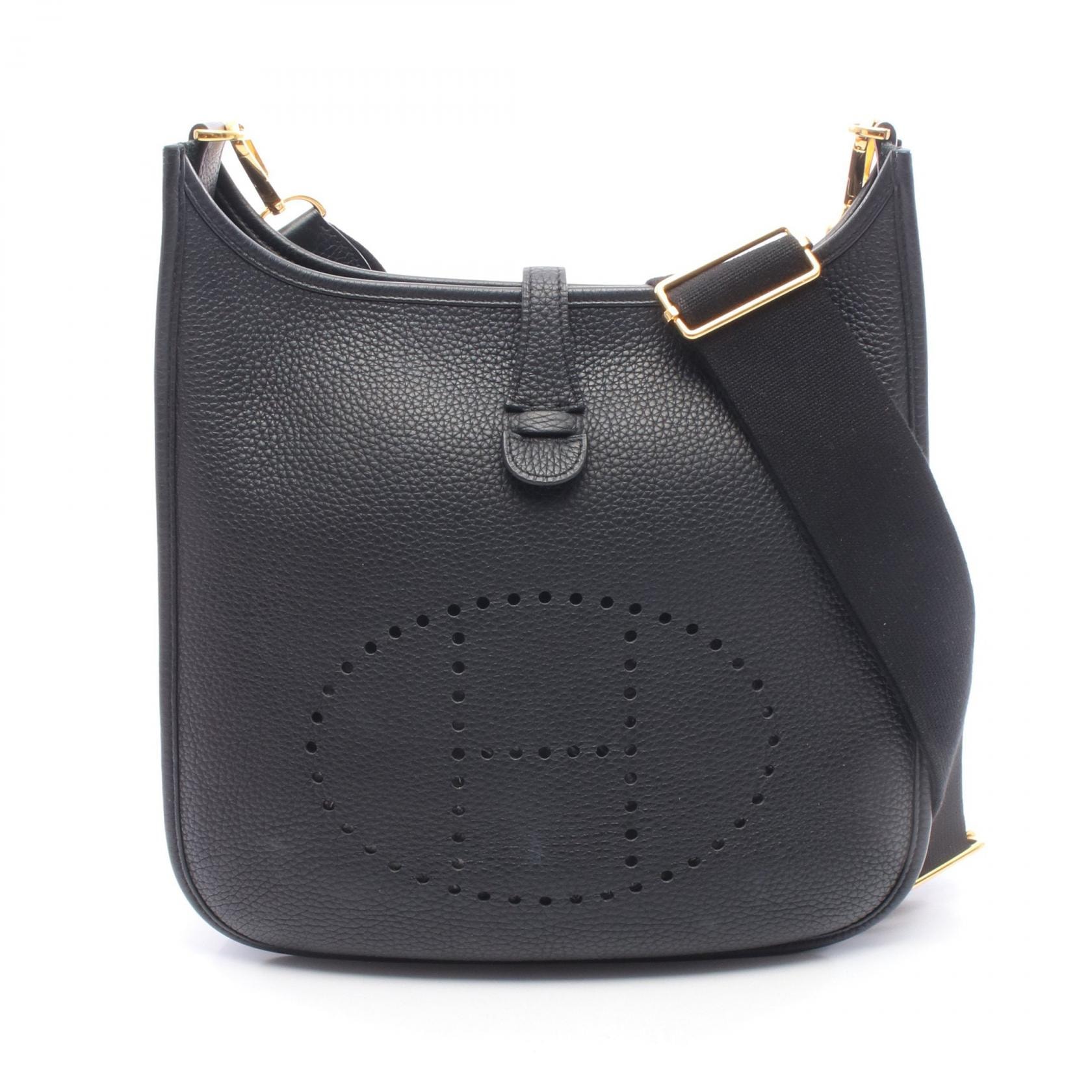 エルメス HERMES エヴリン 3 トロワ PM ショルダーバッグ バッグ レザー トリヨンクレマンス Y刻印(2020年製造) レディース ブラック系 056277CC 【中古】