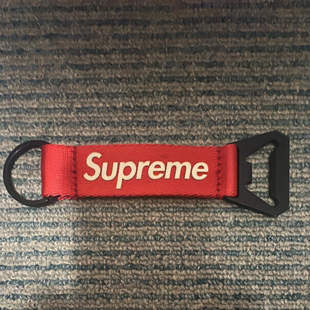Supreme Bottle Opener Webbing Keychain 