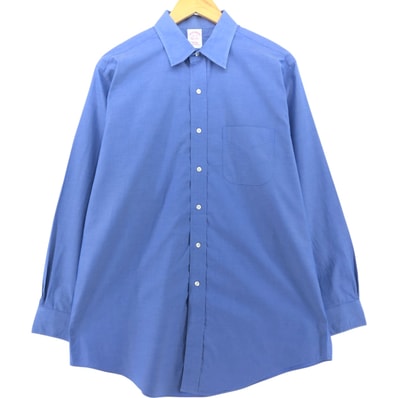 古着 ブルックスブラザーズ Brooks Brothers Est.1818 長袖 コットンシャツ メンズL相当/eaa543577