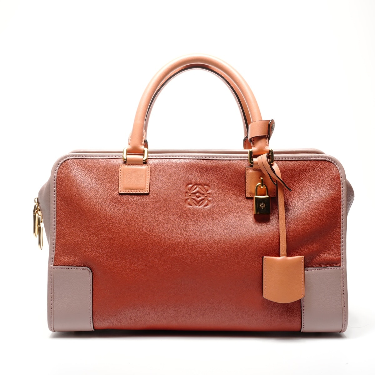 ロエベ LOEWE アマソナ 36 レザー ハンドバッグ【中古】