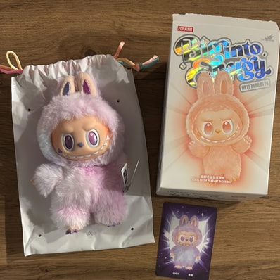 POP MART THE MONSTERS (LABUBU) Big into Energy Series Plush Pendant LUCK