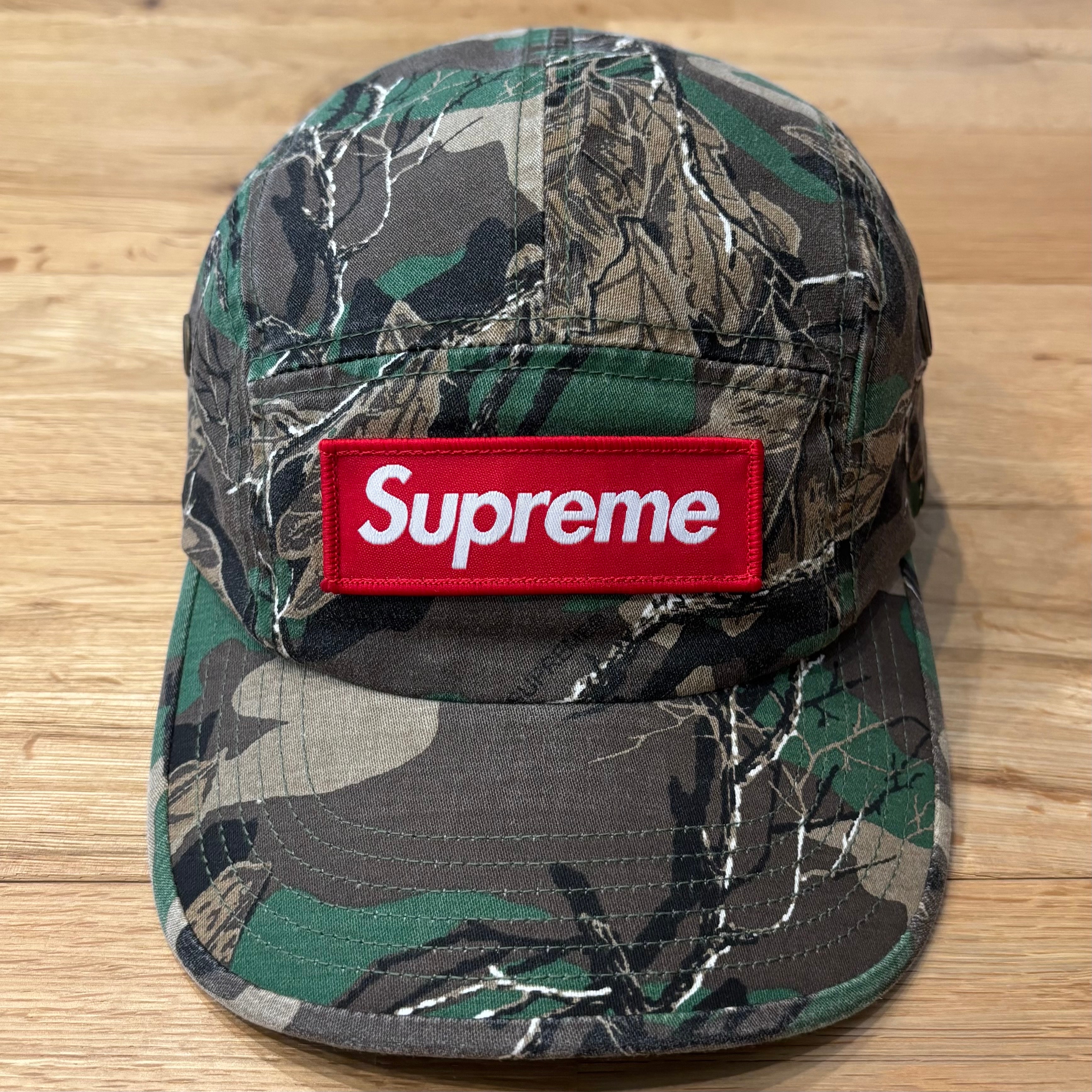 Supreme Military Camp Cap "Branch Olive Camo" (22FW)