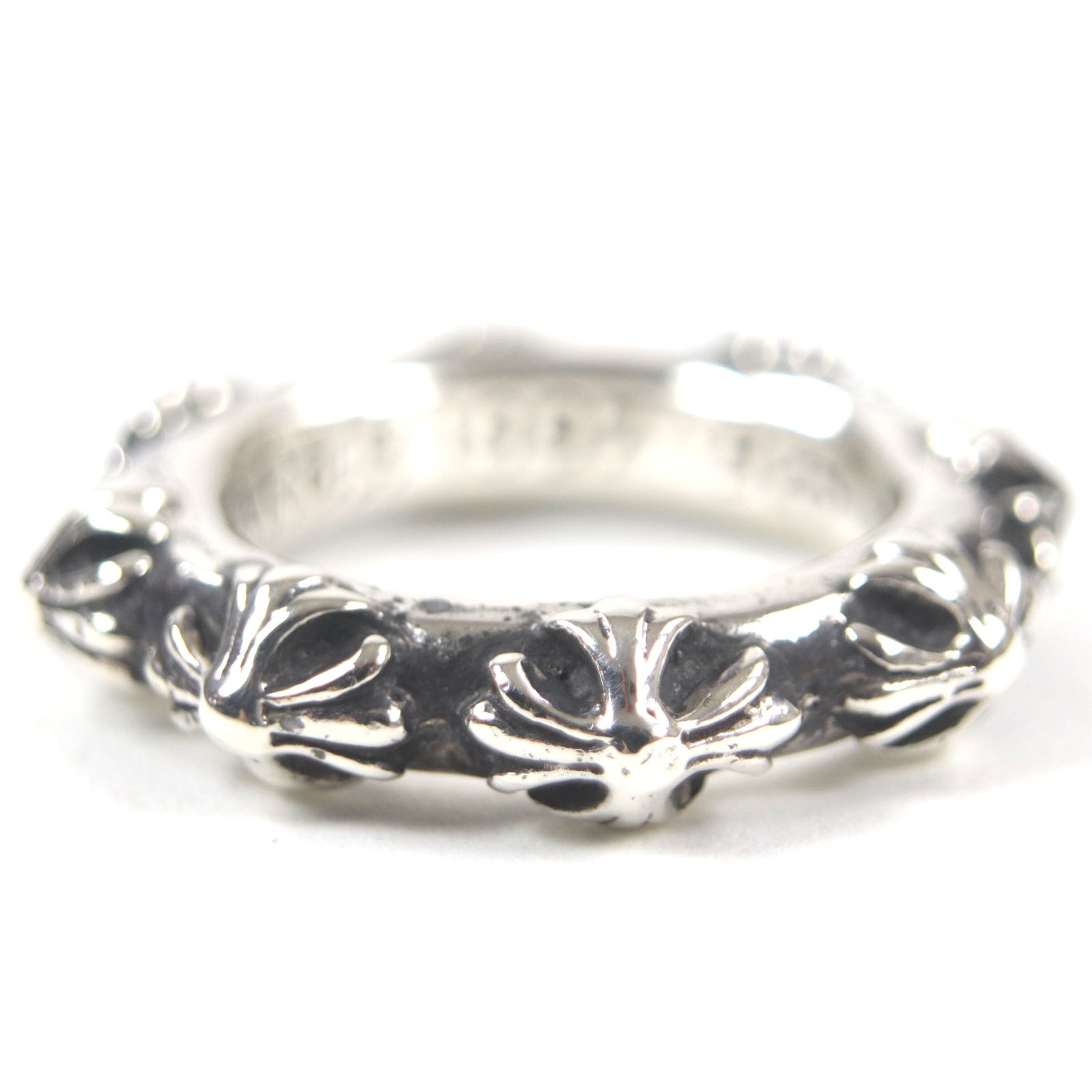 Chrome Hearts Cross Band Ring "Silver"