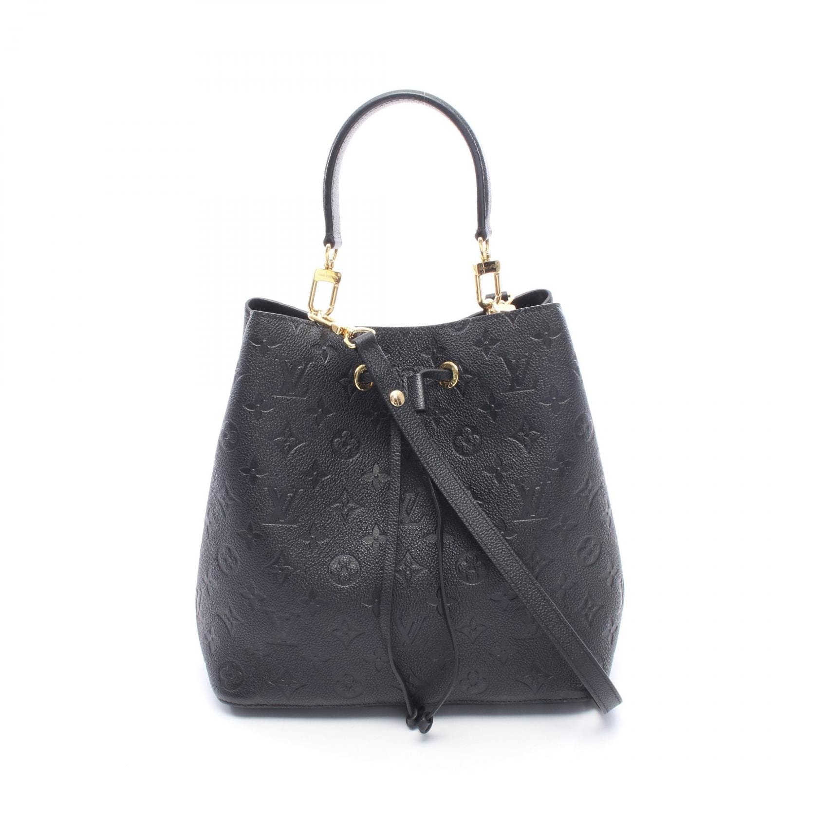ルイ・ヴィトン LOUIS VUITTON ネオノエ モノグラムアンプラント ノワール ハンドバッグ バッグ レザー レディース ブラック系 M45256 【中古】