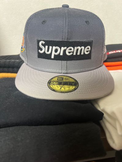 Supreme Gradient Box Logo New Era "Black"