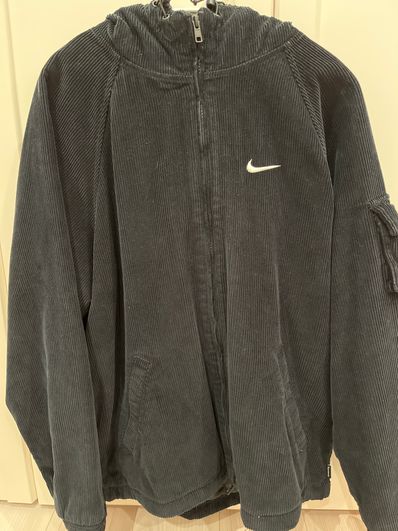 Supreme / Nike Arc Corduroy Hooded Jacket "Black"