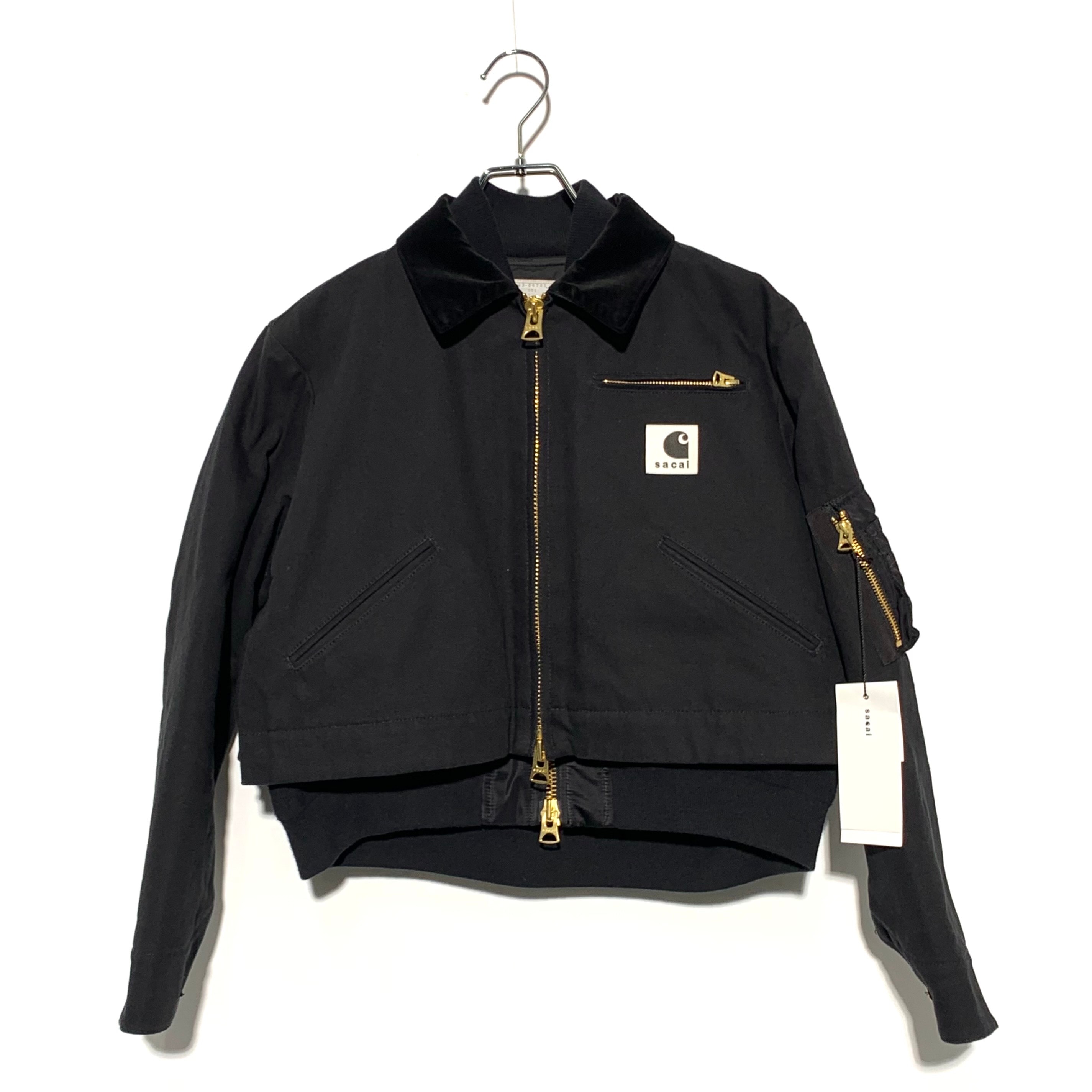 Carhartt WIP x sacai Canvas x MA-1 Jacket Detroit "Black"