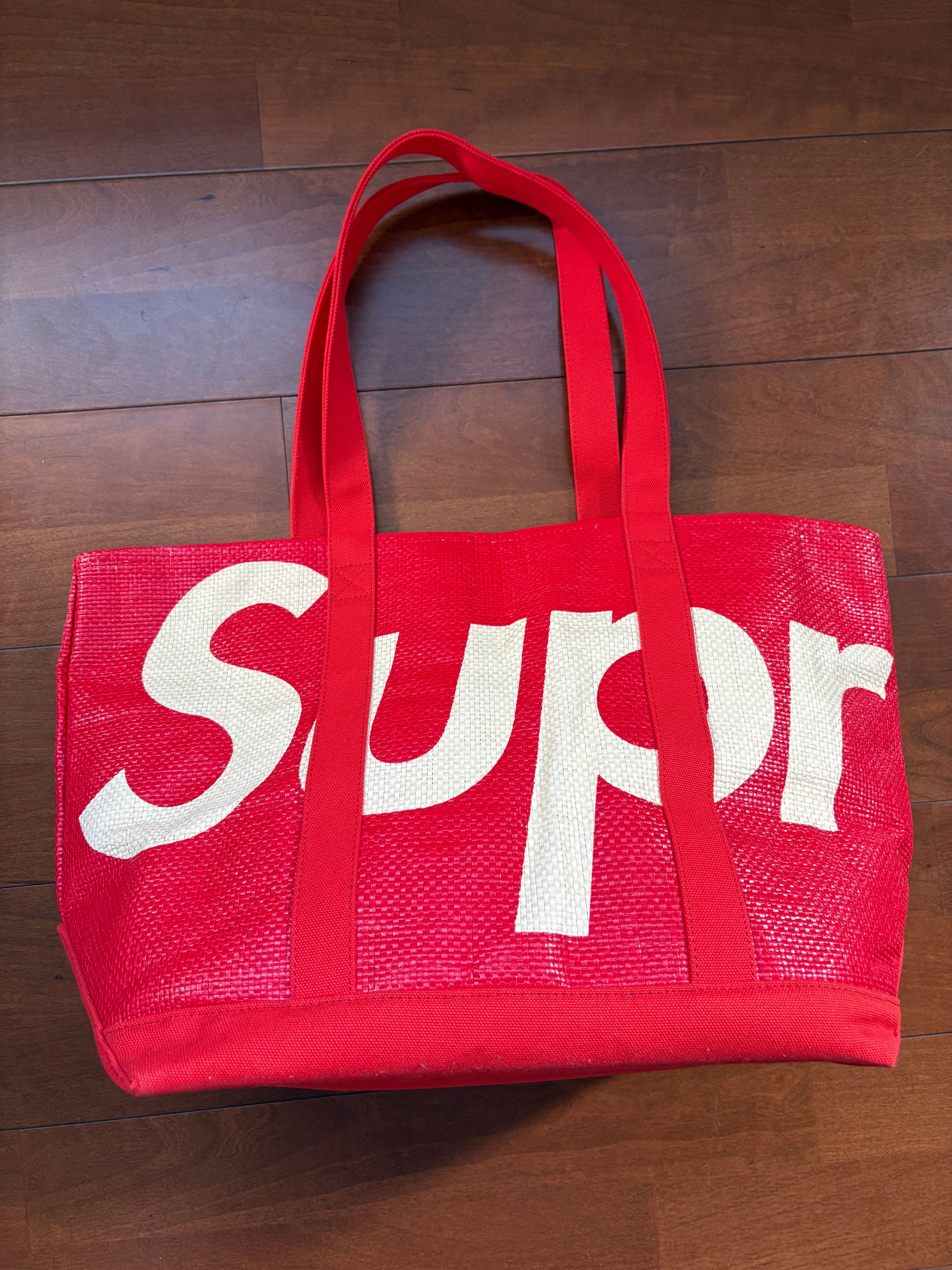 Supreme Raffia Tote 