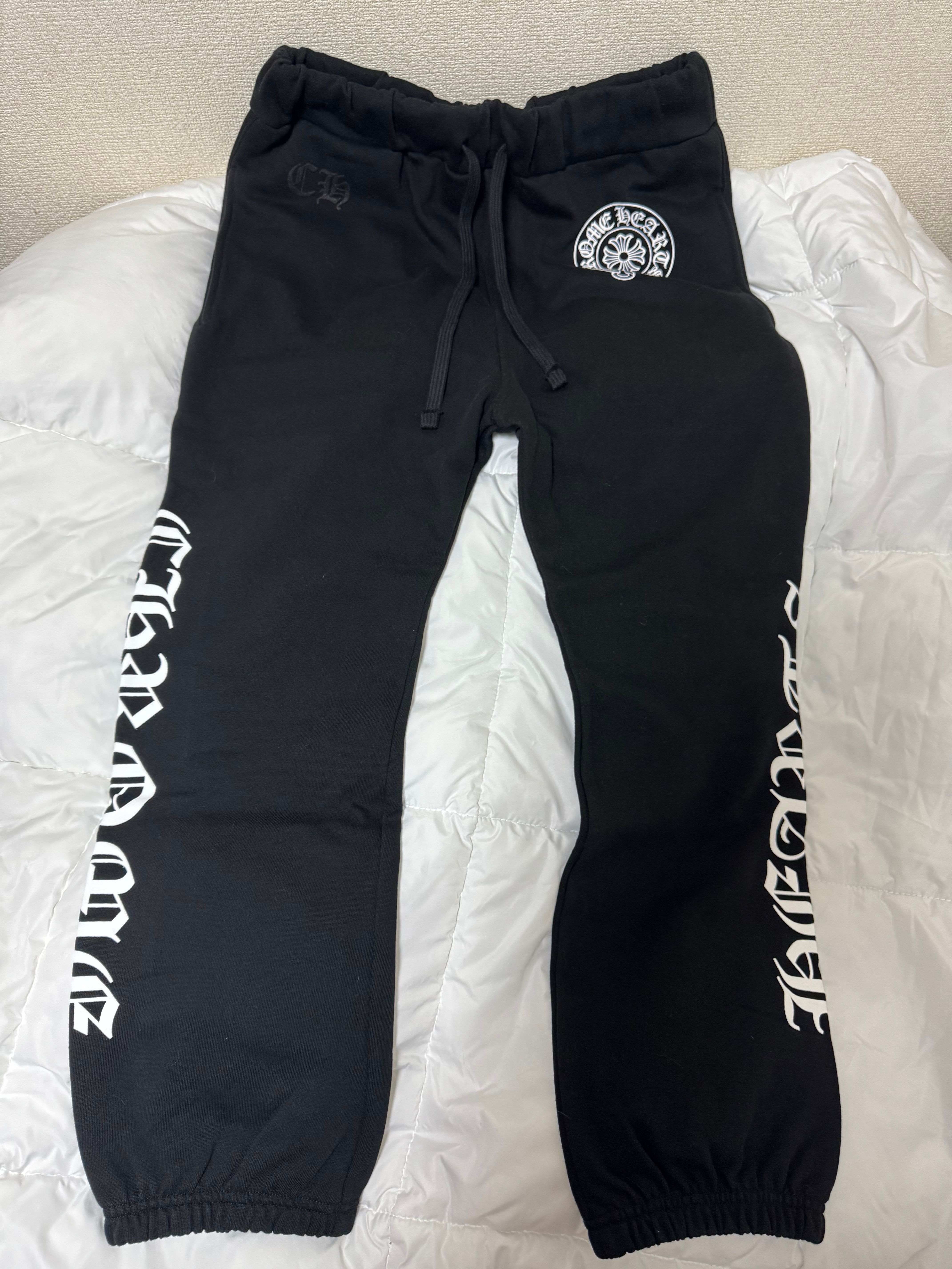 Chrome Hearts Horse Shoe Logo Sweatpants "Black"