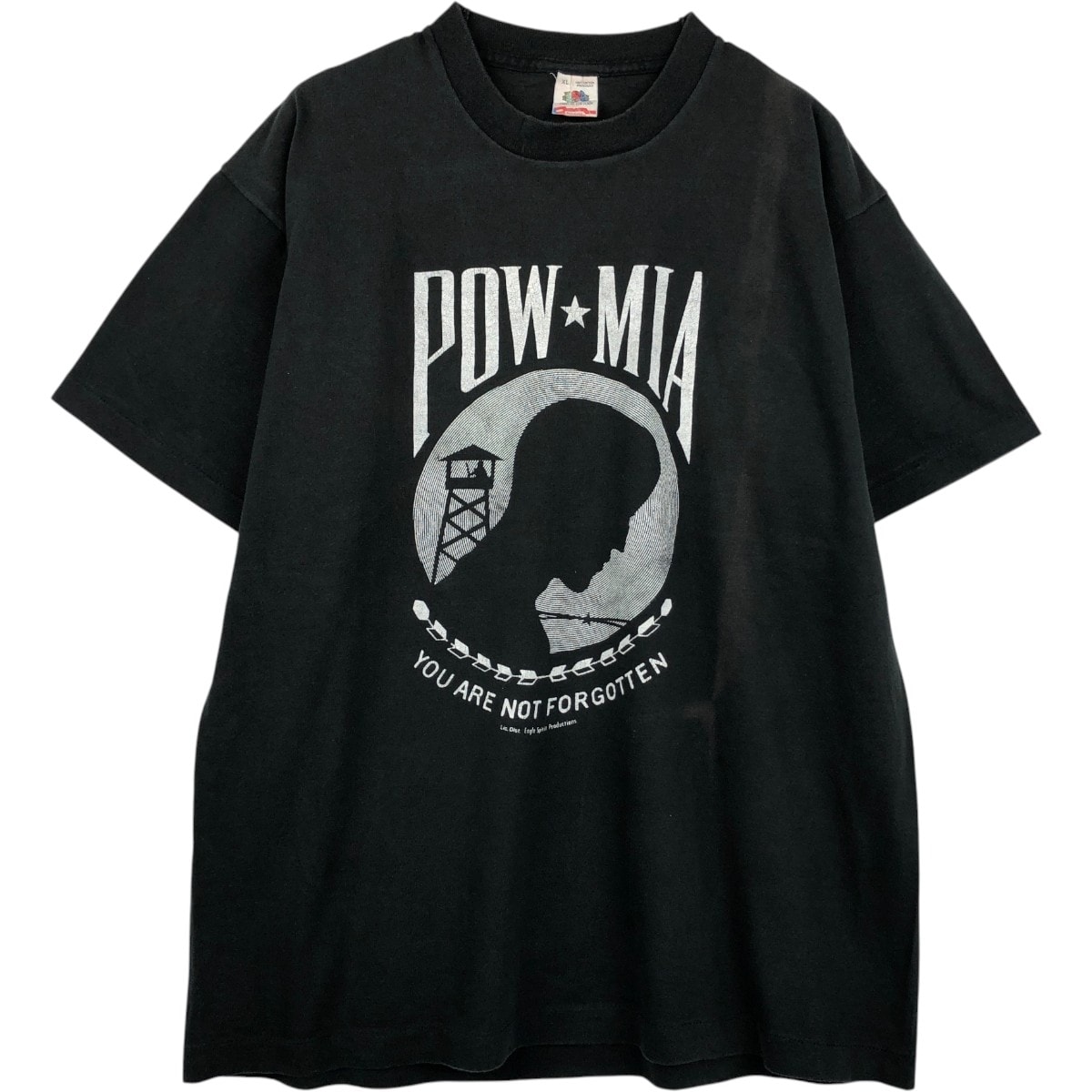 古着 90年代 フルーツオブザルーム FRUIT OF THE LOOM POW MIA プリントTシャツ USA製 メンズXL相当 ヴィンテージ/eaa626676