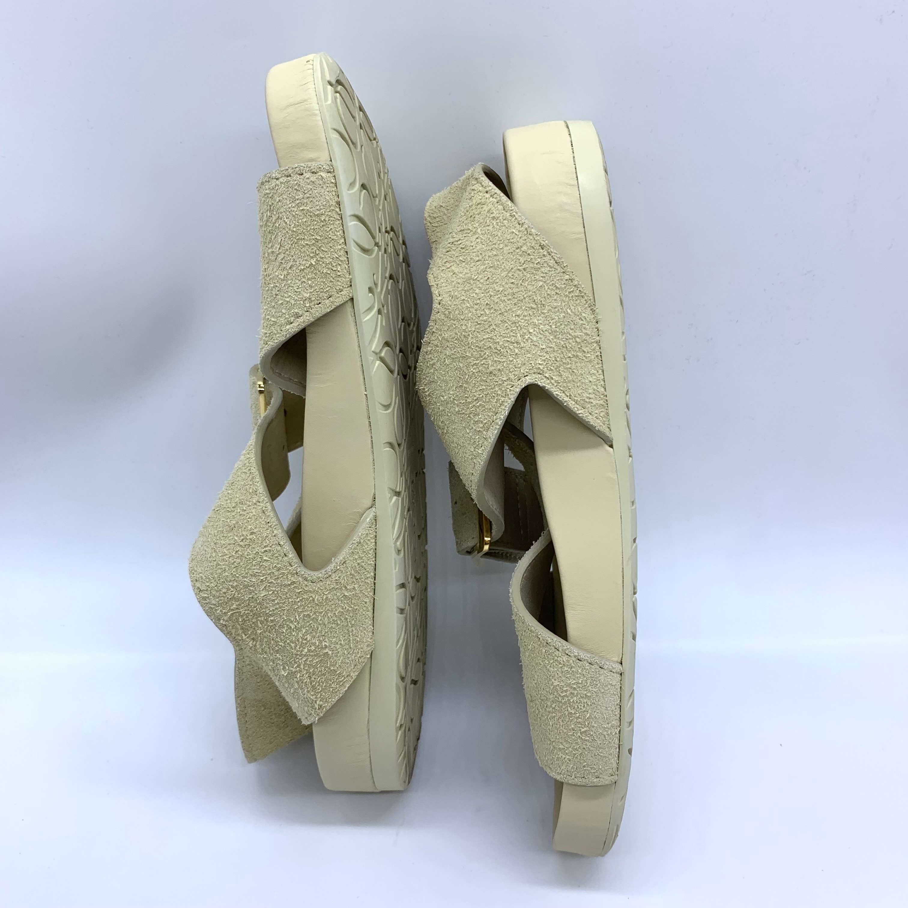 LOEWE WMNS Ease Buckle Sandal In Brushed Suede