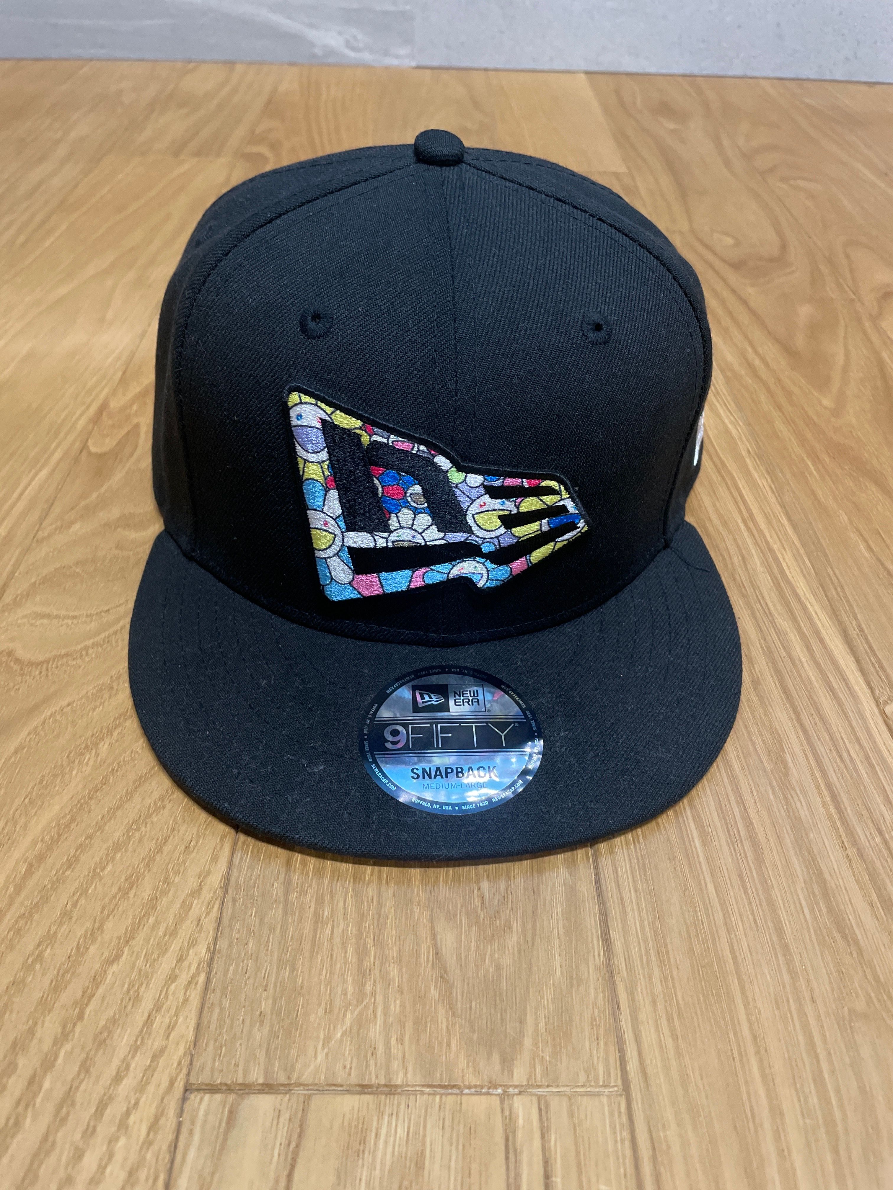 NEW ERA TAKASHI MURAKAMI 9FIFTY FLAG BLACK "Black"