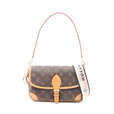 ルイ・ヴィトン LOUIS VUITTON ディアヌ NM PM ショルダーバッグ バッグ PVCコーティングキャンバス レザー モノグラム レディース ブラウン系 M45985 【中古】