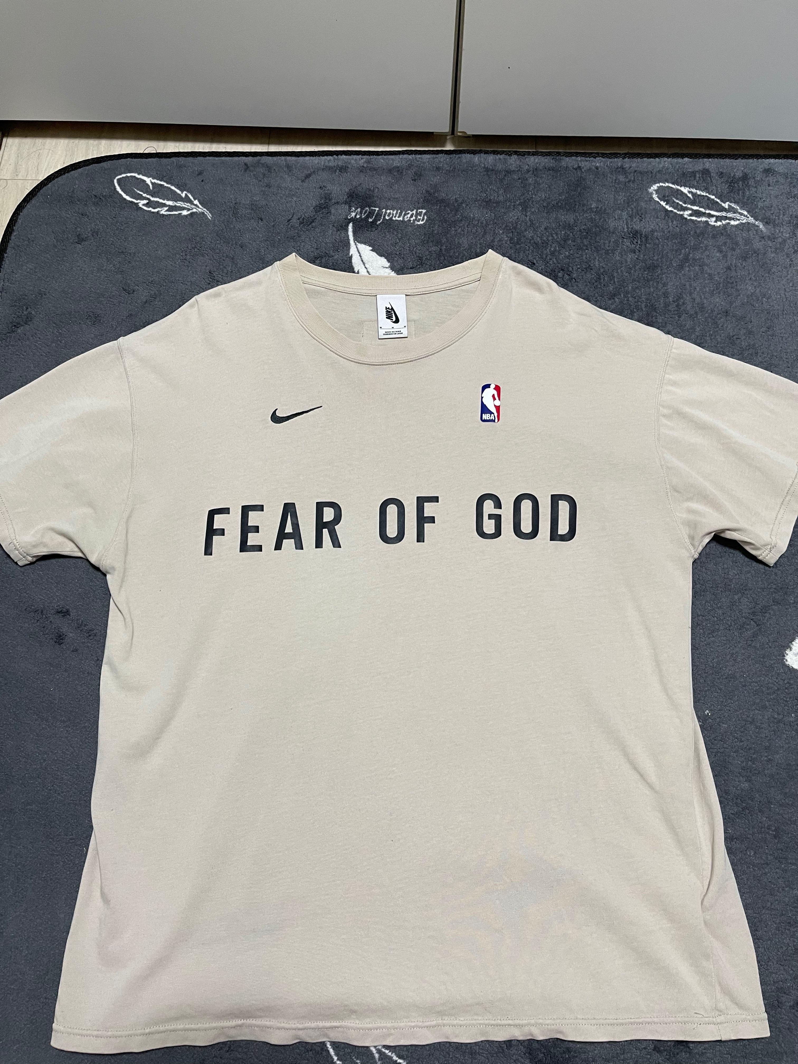 FEAR OF GOD / Nike Warm Up T-Shirt "Sail"