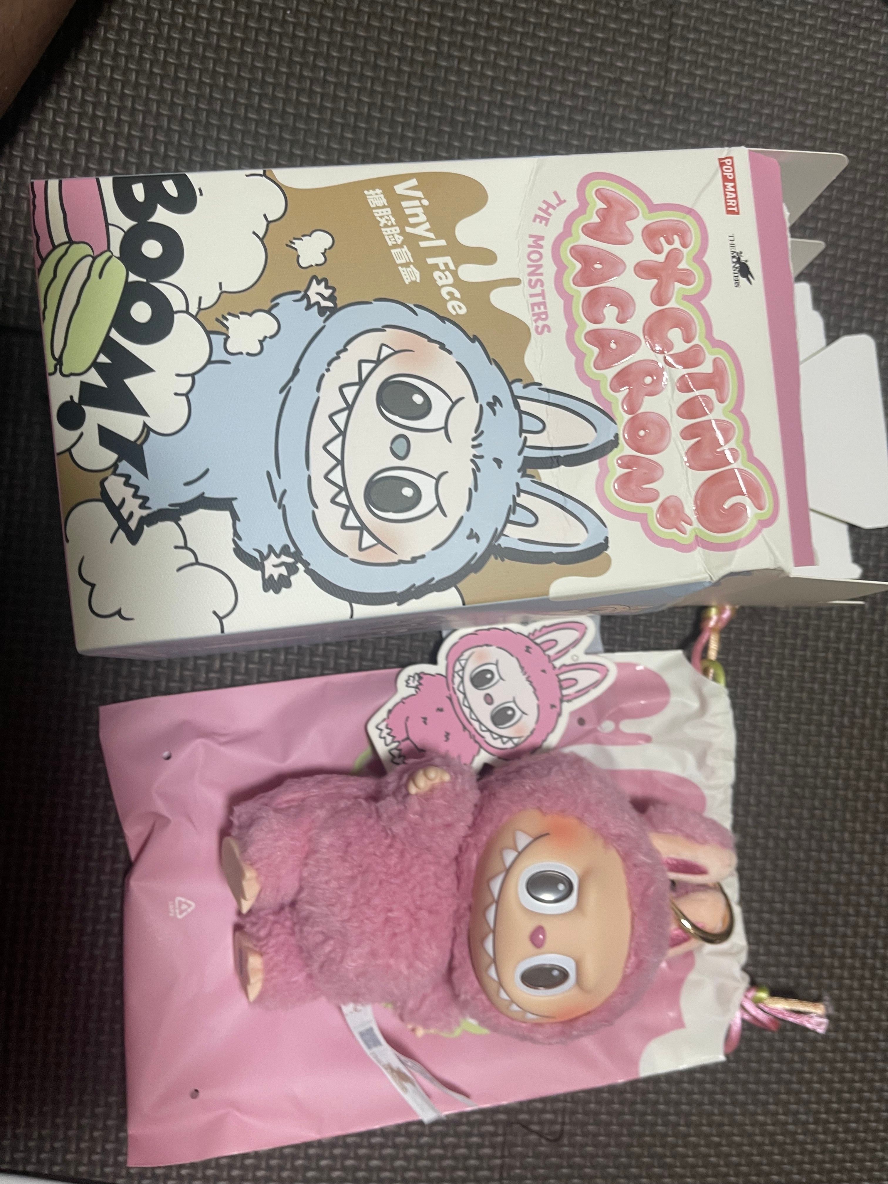 POP MART THE MONSTERS (LABUBU) Exciting Macaron Plush Series LYCHEE BERRY