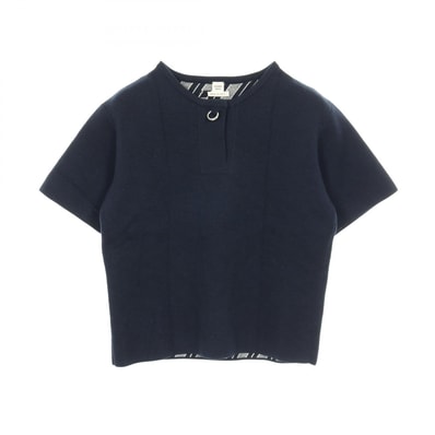 エルメス HERMES ニット 衣料品 トップス カシミヤ コットン レディース ネイビー系 3E2609D5 【中古】