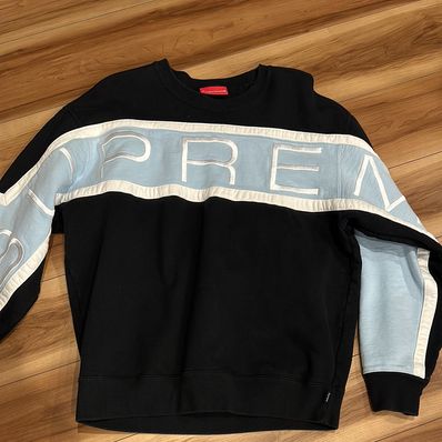Supreme Paneled Crewneck "Black"