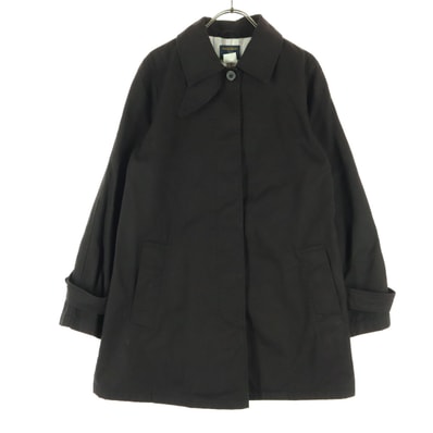 WOOLRICH ウールリッチ コットン 長袖 ステンカラーコート M ブラウン系