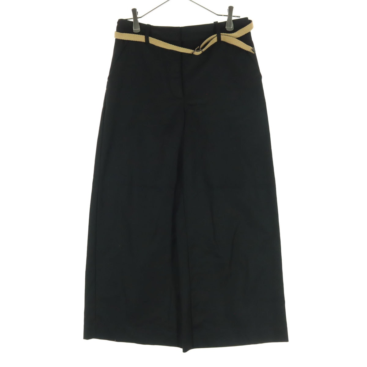 美品 ZARA ザラ コットンパンツ XS ブラック