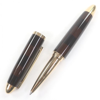 極美品 ルイヴィトン ボールペン グランドツアー ブラウン メンズ N79002