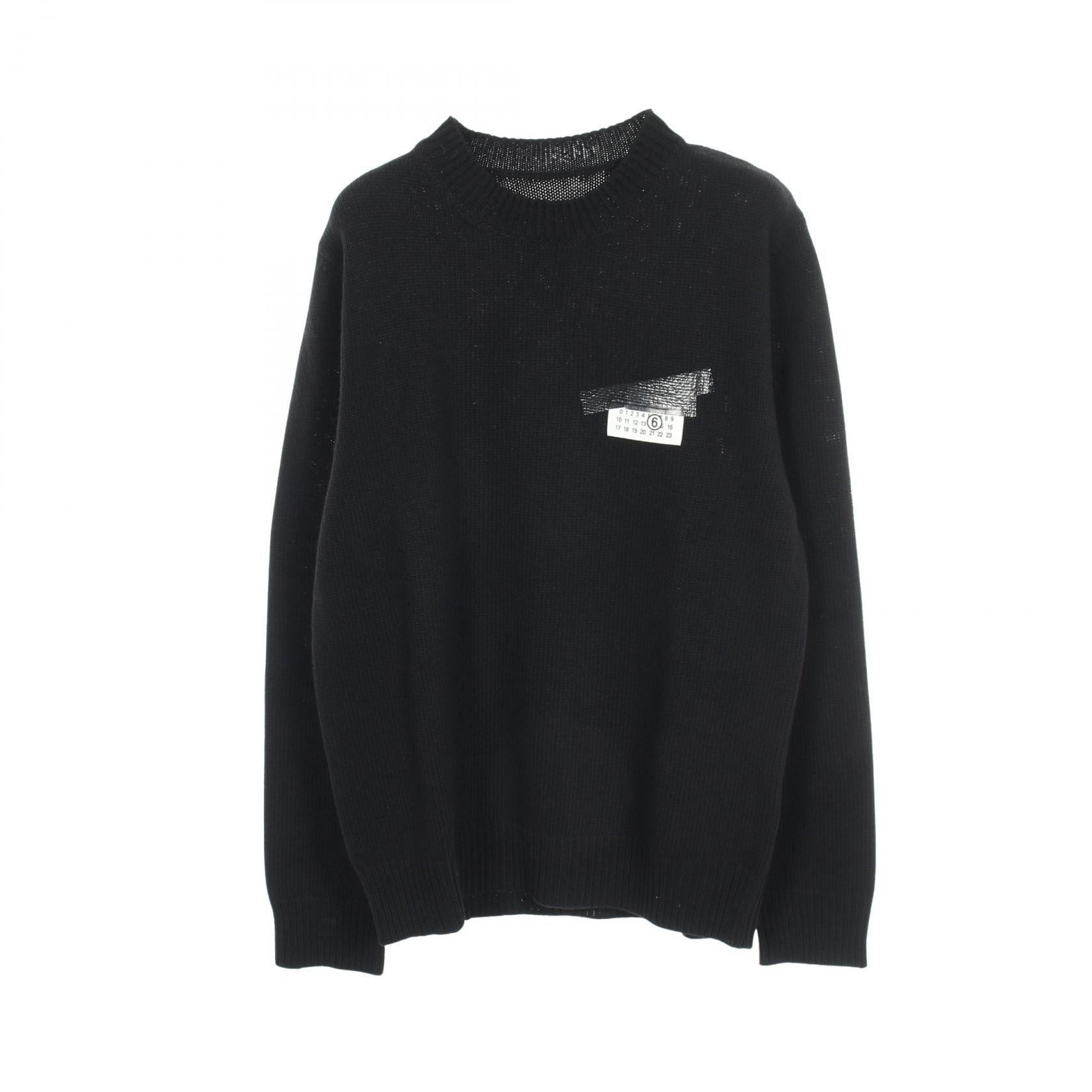 MM6 Maison Margiela Tape Label Jumper "Black"