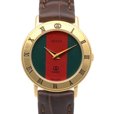 グッチ 腕時計 時計 GP 3000L クオーツ レディース 1年保証 GUCCI 中古