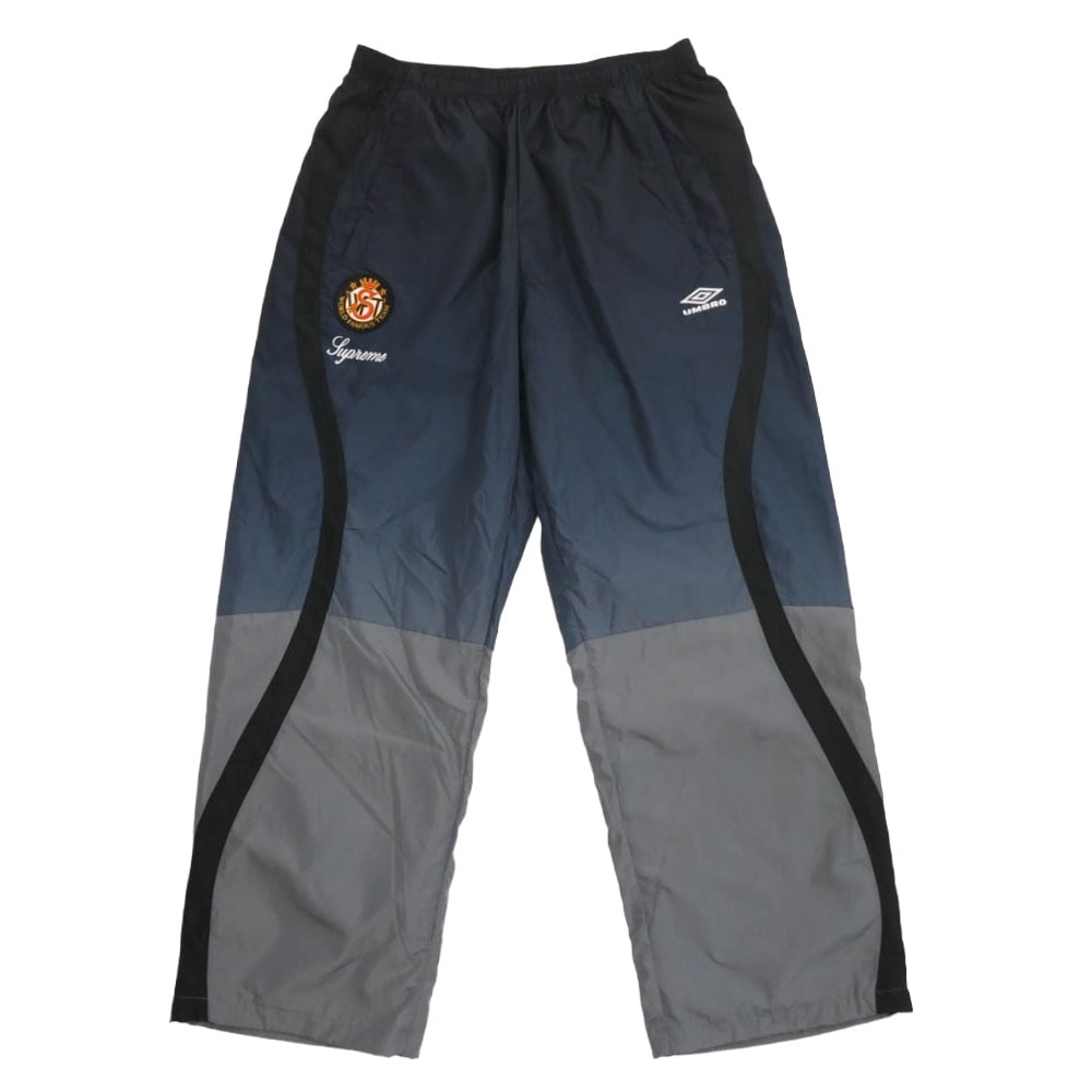 Supreme シュプリーム パンツ 25AW x Umbro Gradient Track Pant アンブロ グラデーション ナイロン トラック パンツ ネイビー系 L【極上美品】【中古】
