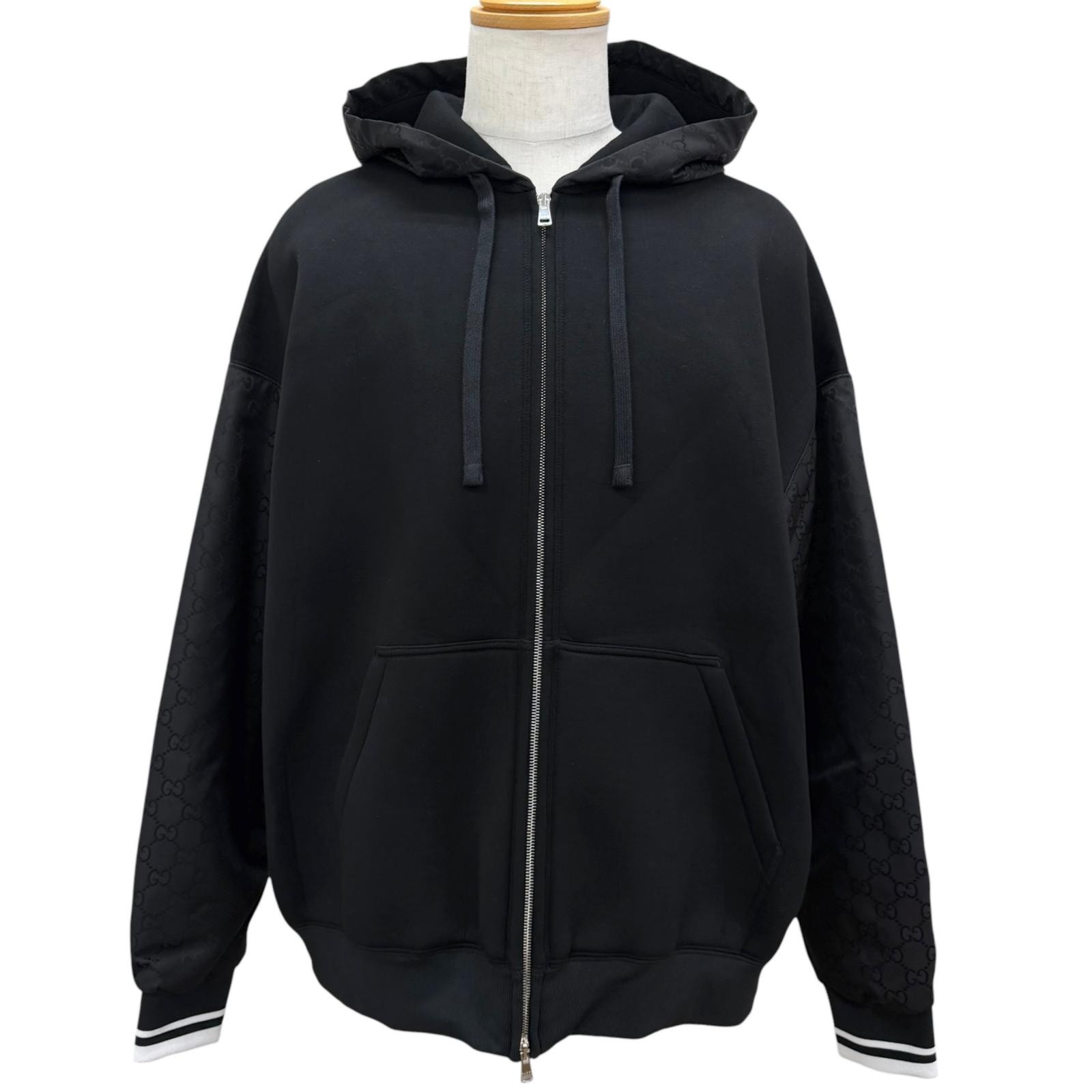 未使用品 グッチ パーカー ブラック メンズ L 825340