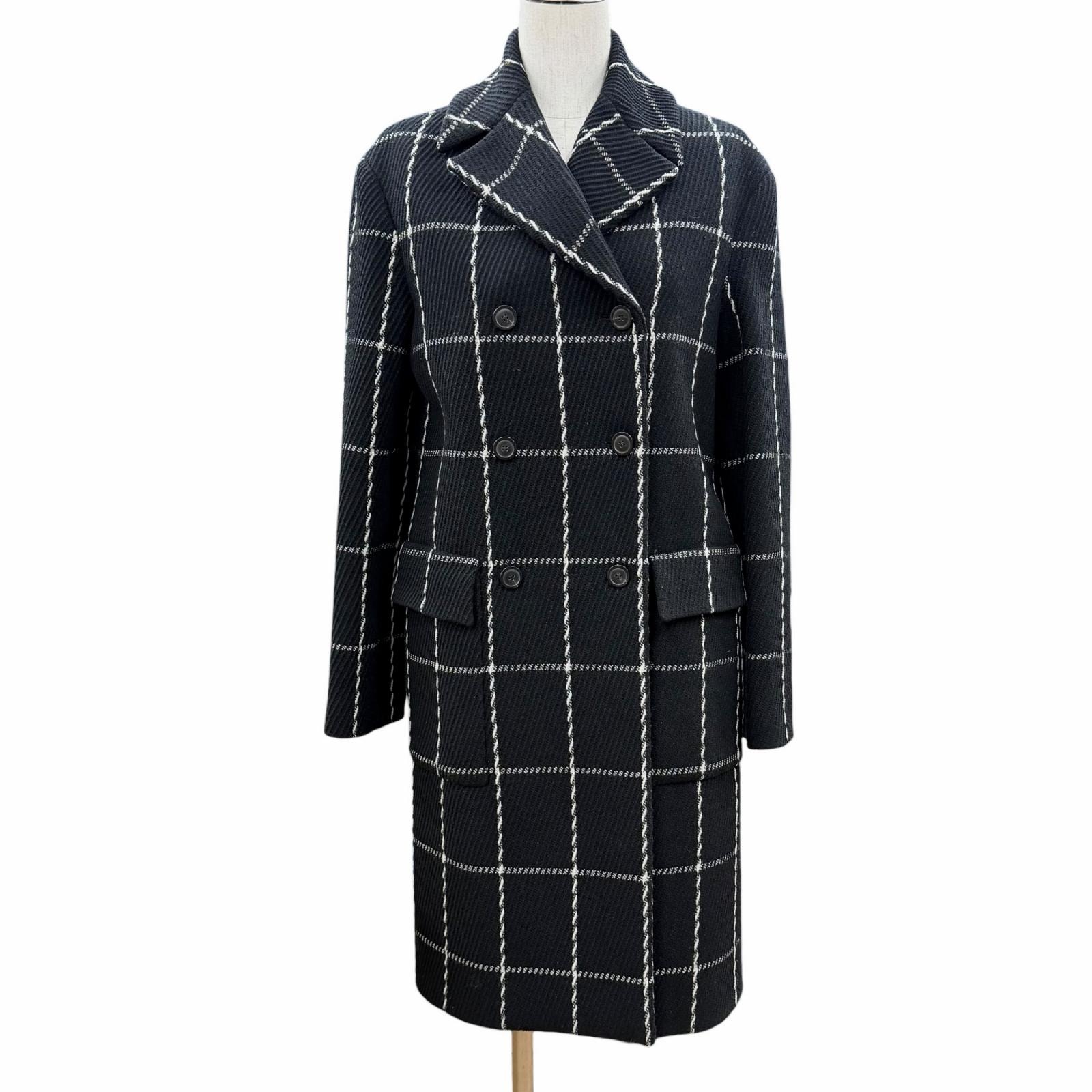 極美品 クリスチャンディオール コート ブラック 40 851M12A1047