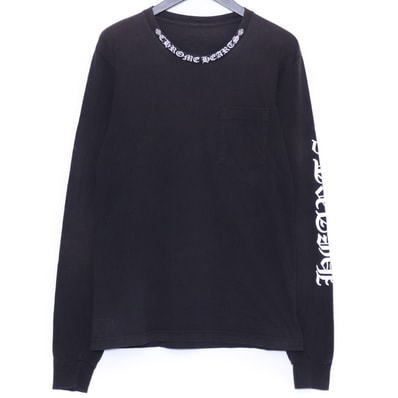 Chrome Hearts Neck Logo Pocket L/S Tee "Black"