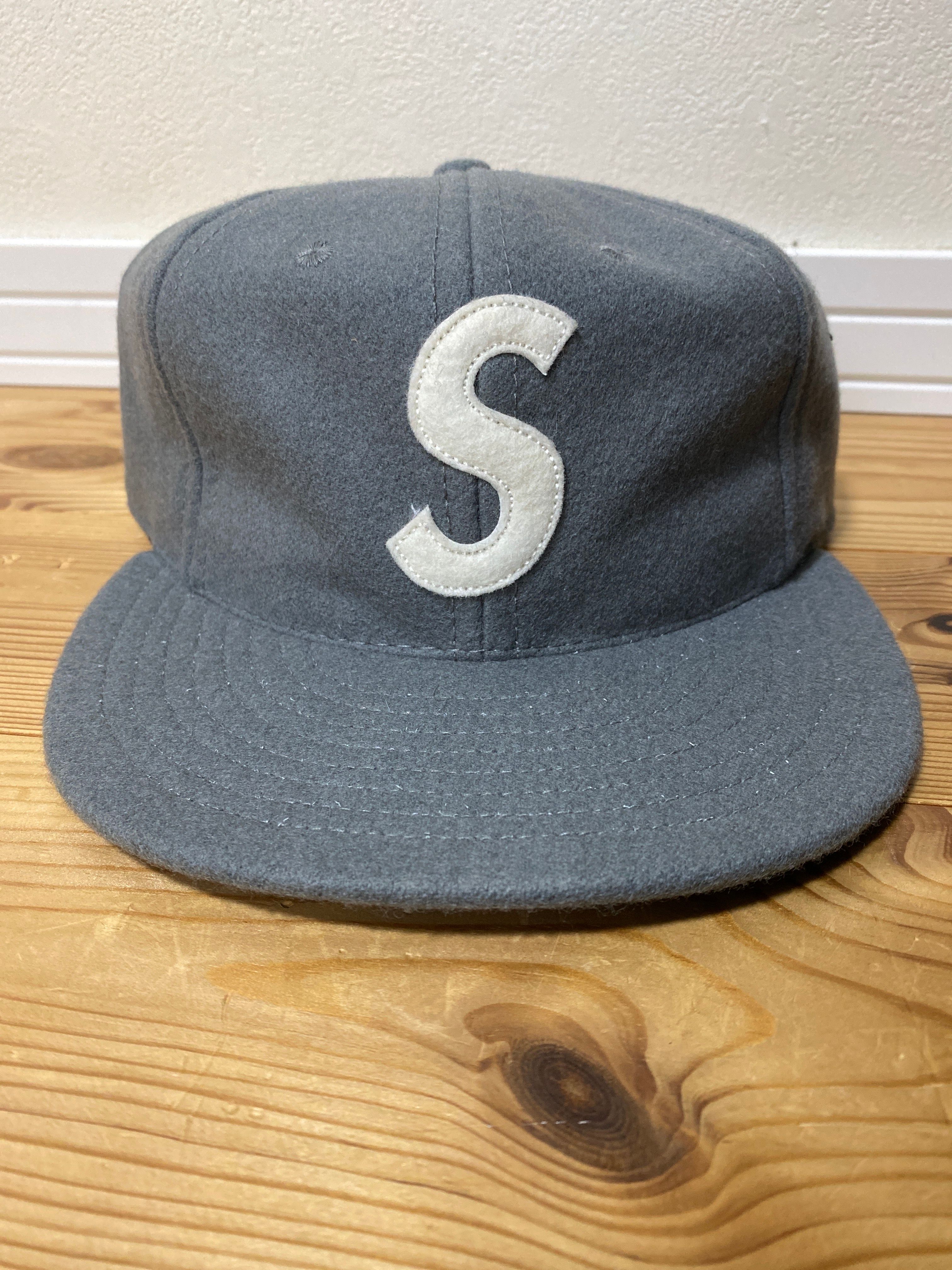 Supreme Ebbets S Logo Fitted 6-Panel "Grey"