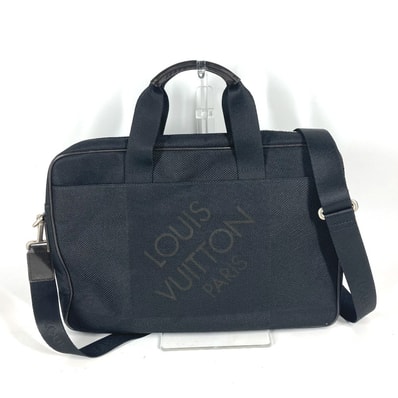 ルイヴィトン LOUIS VUITTON アソシエPM N58038 ダミエジェアン 2WAYバッグ トートバッグ 肩掛け 斜め掛け ショルダーバッグ ビジネスバッグ ダミエジェアンキャンバス ブラック