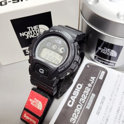 Supreme x The North Face G-SHOCK Watch "Black"