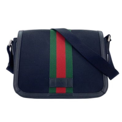 グッチ GUCCI ウェブテクノ ショルダーバッグ【中古】