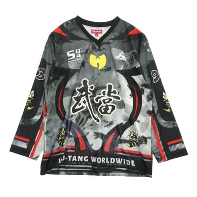 Supreme シュプリーム 25AW Wu-Tang Clan Hockey Jersey ウータンクラン ホッケー ジャージ シャツ ブラック系 L【新古品】【未使用】【中古】