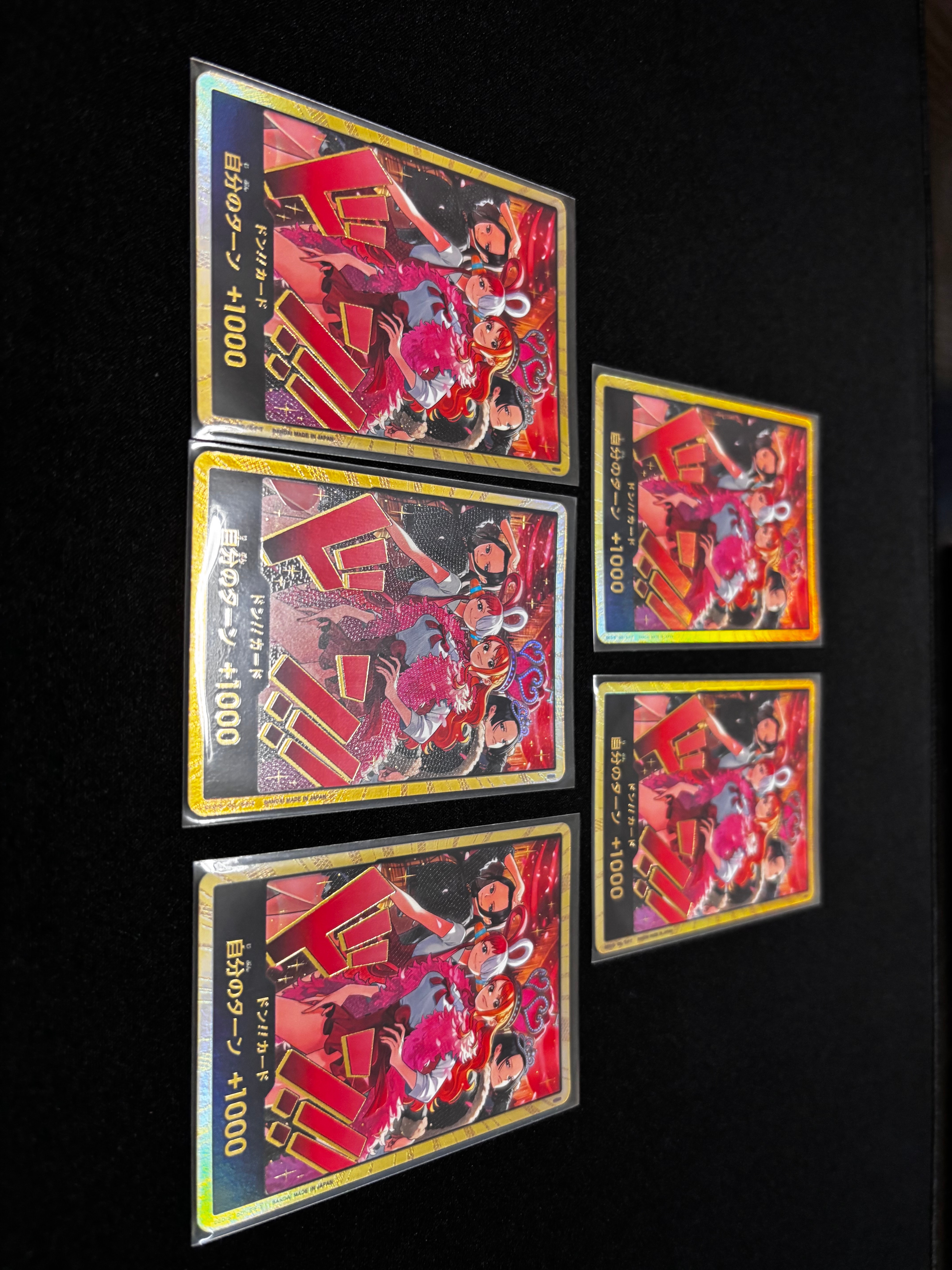 ドン!!カード : ロビン&ウタ&ナミ&ハンコック スーパーパラレル [開封済み](エクストラブースター「ワンピース ヒロインズエディション スペシャルセット」)