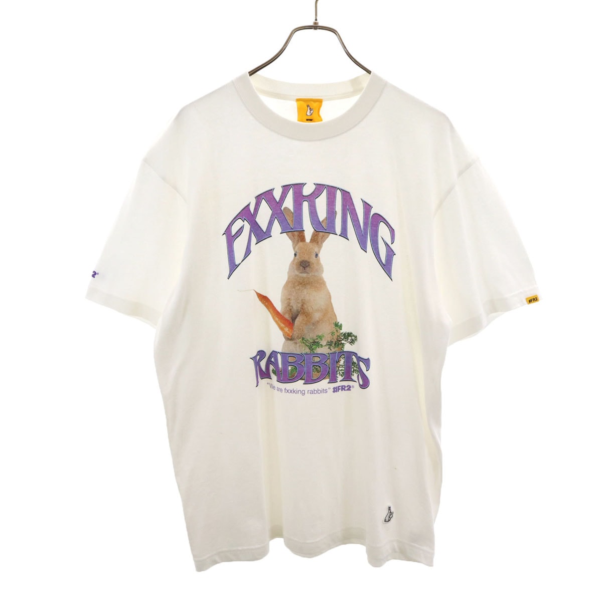 FR2 エフアールツー RABBITS 半袖 Tシャツ L ホワイト